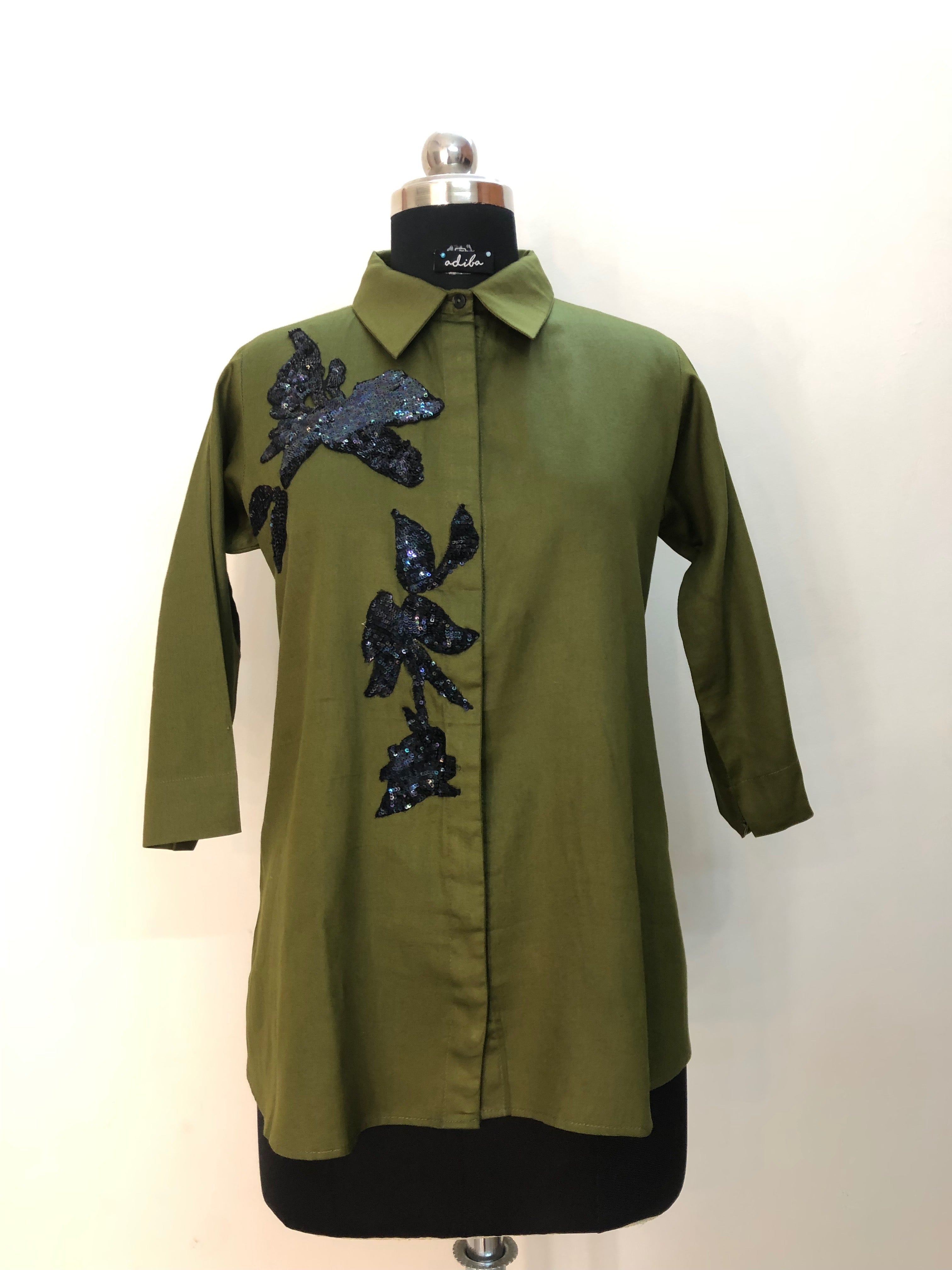 Olive Tan Shirt