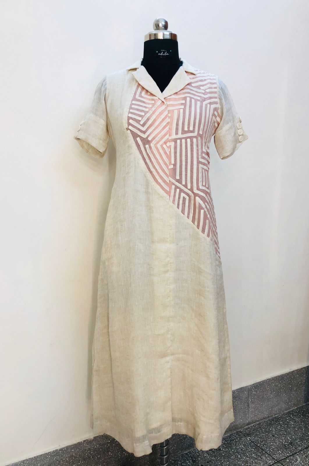 Linen Crème Dress