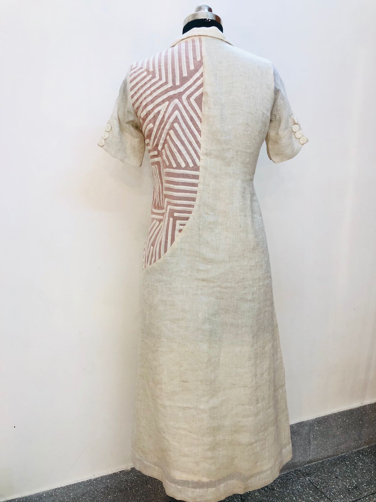 Linen Crème Dress